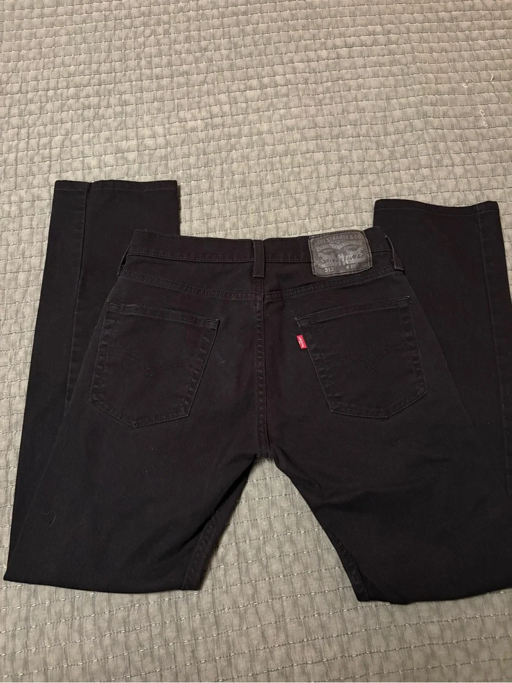 Levi's Men's Black Slim Straight Jeans